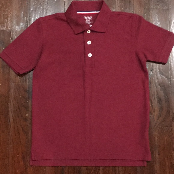 French Toast Other - 👍 2/$10 - French Toast Boys Sz S 6/7 Maroon Polo Short Sleeve Shirt